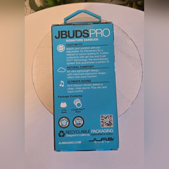 JLab, JbudsPro, Pink EarBuds - Picture 8 of 11